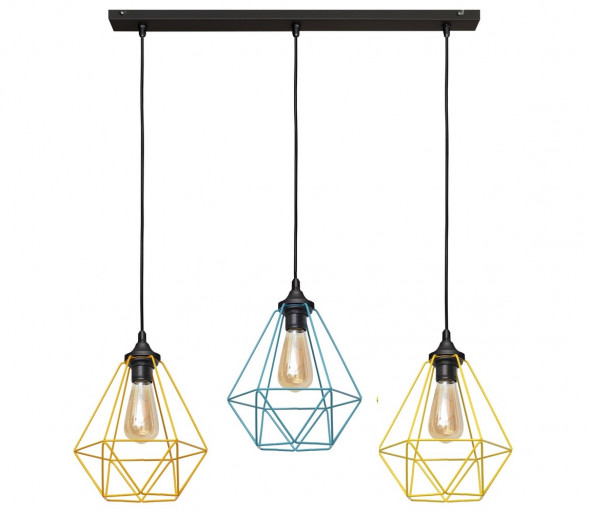 Żyrandol na lince KARO 3xE27/60W/230V