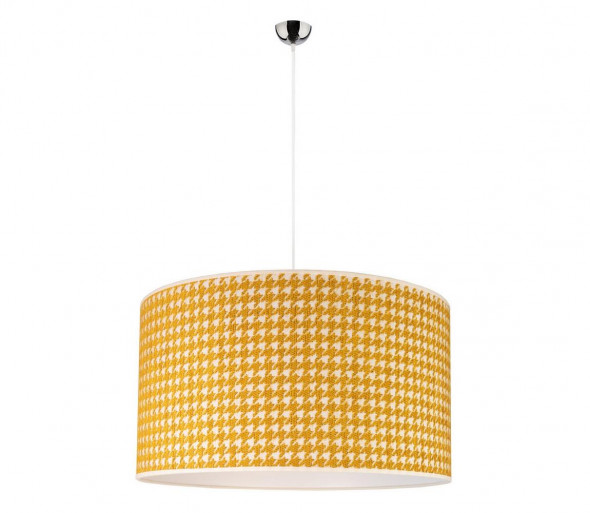 Żyrandol na lince KENT 1xE27/40W/230V żółty