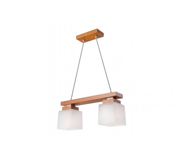 Żyrandol na lince KUBUS 2xE27/60W/230V