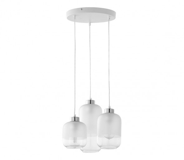 Żyrandol na lince MARCO 3xE27/60W/230V biały