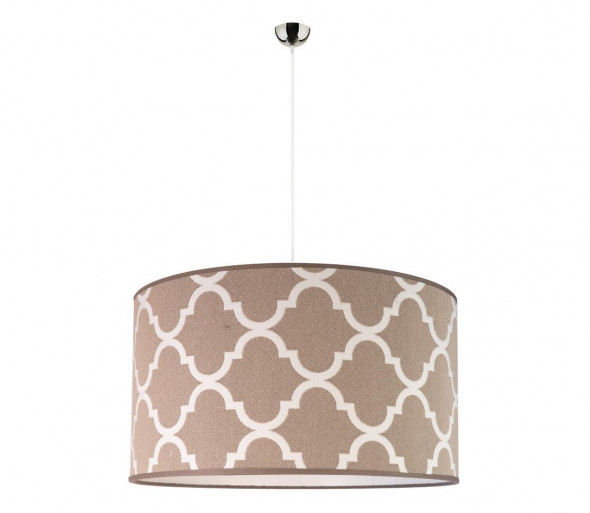 Żyrandol na lince MAROKO 1xE27/40W/230V brązowy