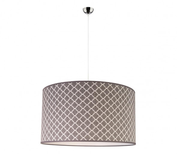 Żyrandol na lince MAROKO 1xE27/40W/230V szary