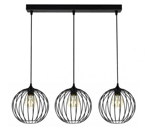 Żyrandol na lince MATT 3xE27/60W/230V