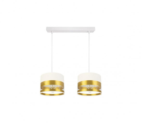 Żyrandol na lince MILO 2xE27/60W/230V złoty