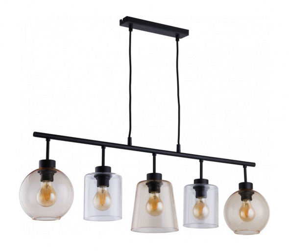 Żyrandol na lince PEDRO 5xE27/60W/230V