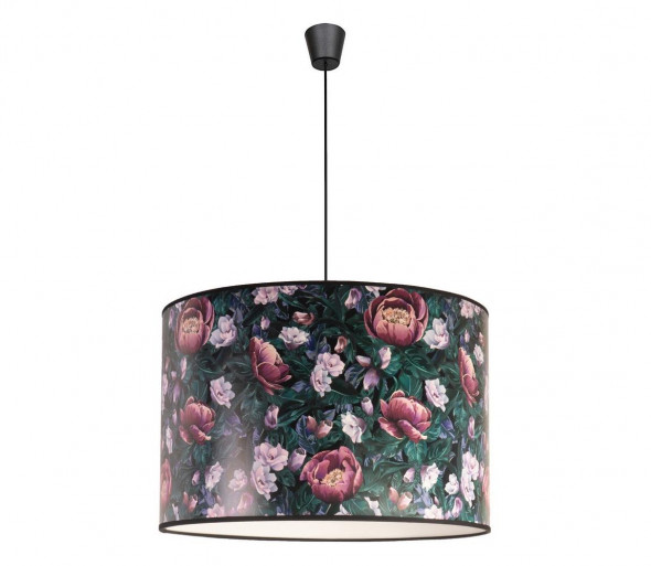 Żyrandol na lince PRINT M 1xE27/40W/230V róże