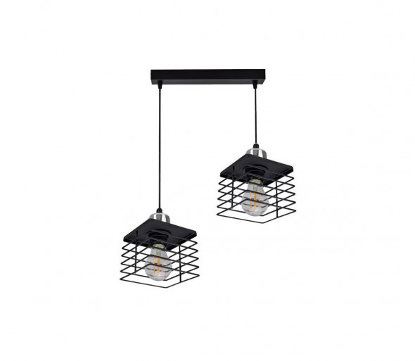 Żyrandol na lince QUATRO 2xE27/60W/230V