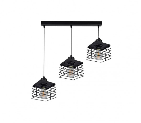 Żyrandol na lince QUATRO 3xE27/60W/230V