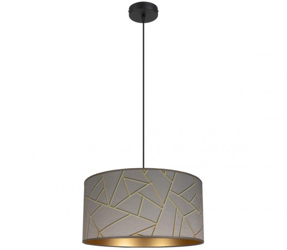 Żyrandol na lince RELLA 1xE27/60W/230V szary/złoty