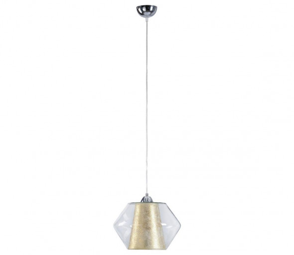 Żyrandol na lince RODOES 1xE27/60W/230V gold