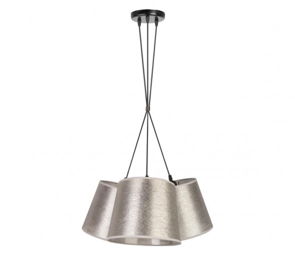 Żyrandol na lince ROSSA 3xE27/40W/230V srebrny