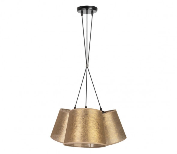 Żyrandol na lince ROSSA 3xE27/40W/230V złoty