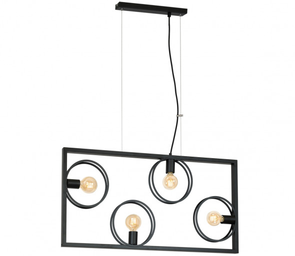 Żyrandol na lince ROTI 4xE27/60W/230V