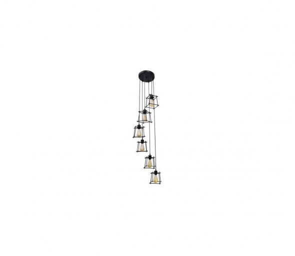 Żyrandol na lince RYGA 6xE27/20W/230V