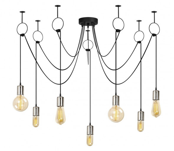 Żyrandol na lince SIRIN 7xE27/40W/230V