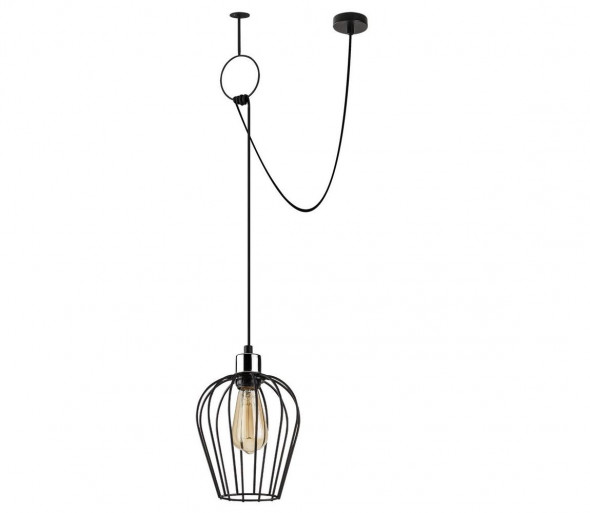 Żyrandol na lince TEL 1xE27/40W/230V