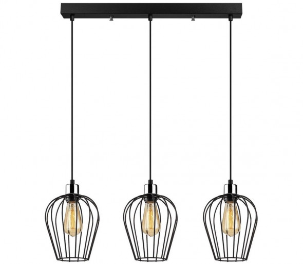 Żyrandol na lince TEL 3xE27/100W/230V