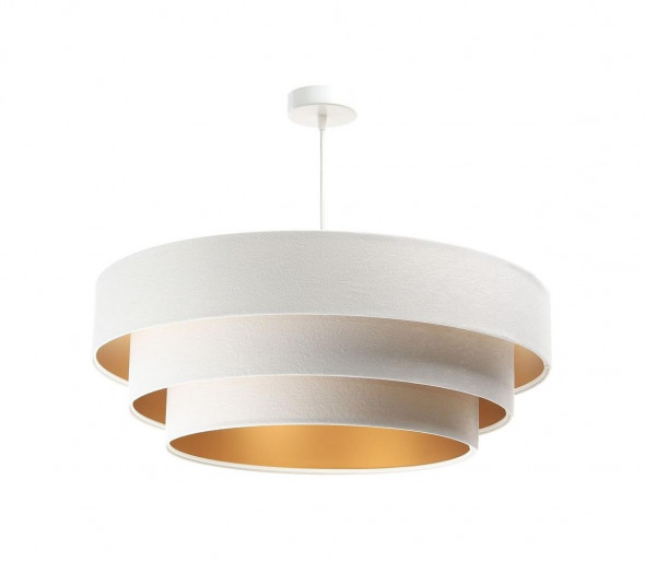 Żyrandol na lince TRINITI 1xE27/60W/230V kremowy/złoty