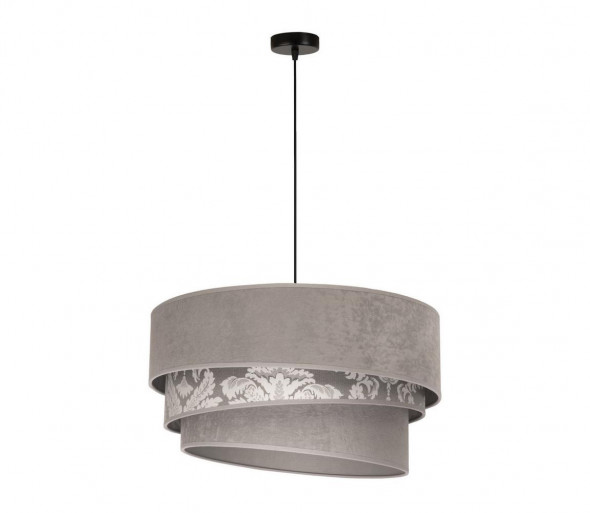 Żyrandol na lince TRIO 1xE27/40W/230V szary