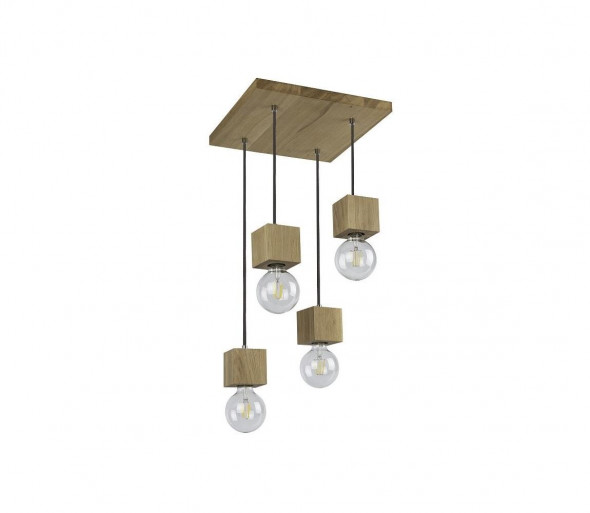 Żyrandol na lince TRONGO 4xE27/60W/230V