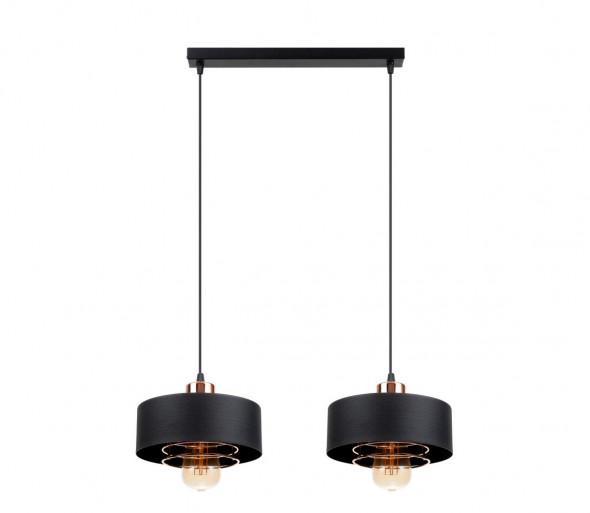 Żyrandol na lince VEST 2xE27/60W/230V