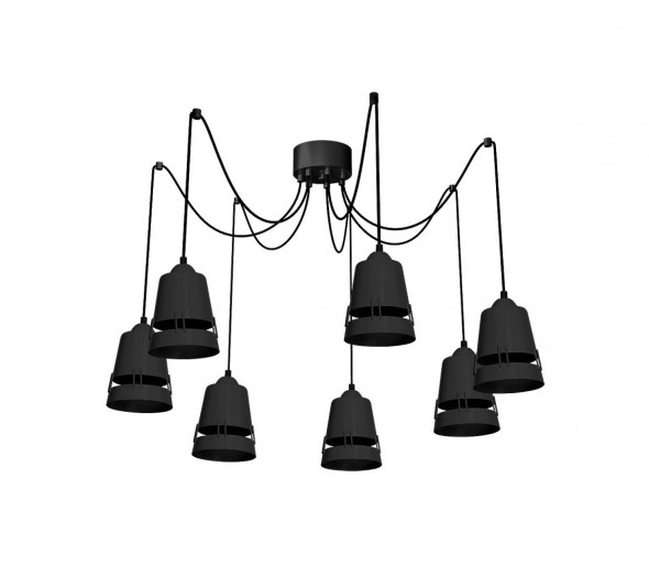 Żyrandol na lince WALET 7xE27/60W/230V