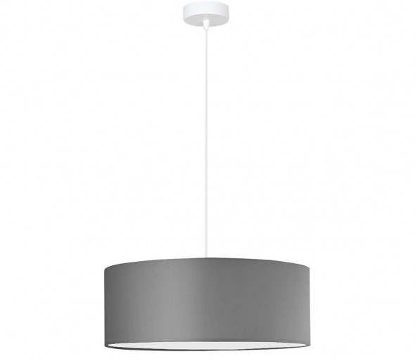 Żyrandol na lince WERT 1xE27/60W/230V szary