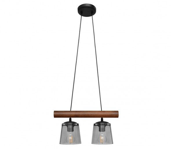 Żyrandol na lince WOODSTOCK 2xE27/60W/230V