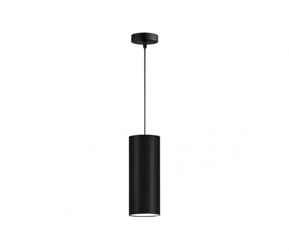 Żyrandol na lince ZIK 1xE27/40W/230V śr. 10 cm czarny
