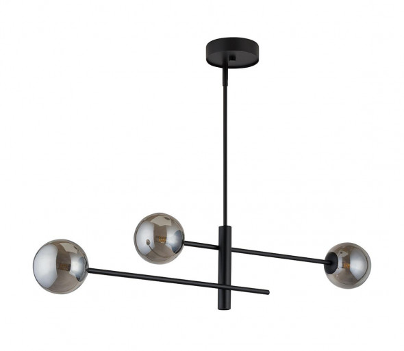 Żyrandol on a pole ORO 3xG9/12W/230V czarny/szary