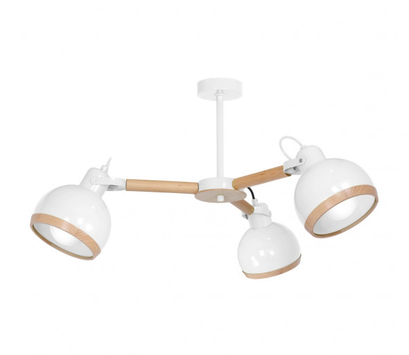 Żyrandol OVAL 3xE27/60W/230V