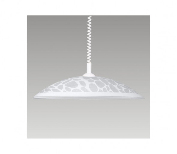 Żyrandol regulowany SILK 1xE27/60W biała