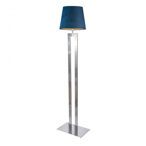 Designerska lampa stojąca z welurowym abażurem VEGAS VELUR WYSYŁKA 24H