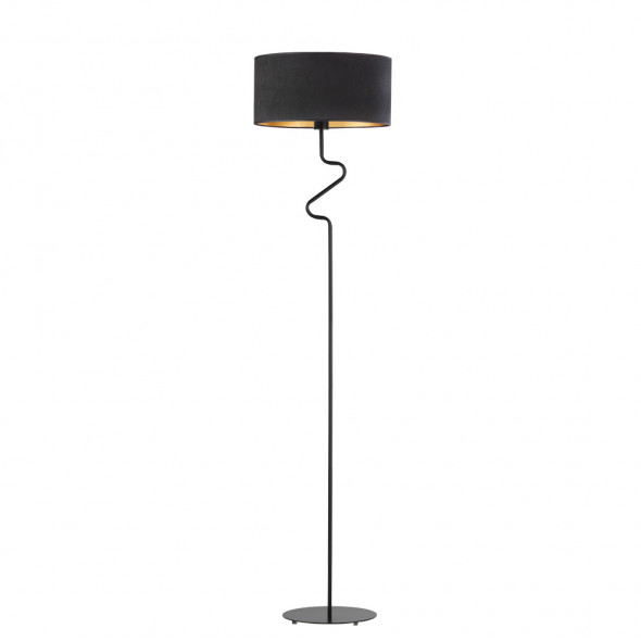 Lampa podłogowa do salonu w stylu glamour MORONI VELUR WYSYŁKA 24H