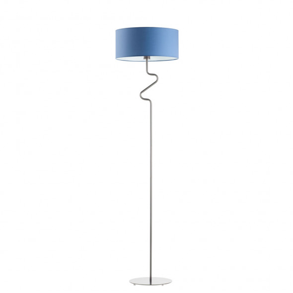 Lampa stojąca do pokoju dziecięcego z niebieskim abażurem MORONI WYSYŁKA 24H