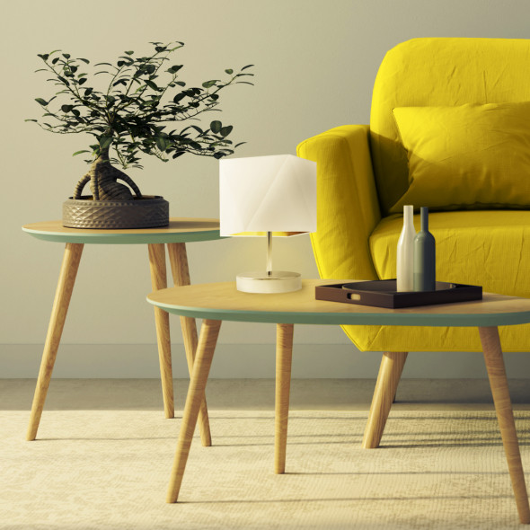 Lampka z abażurem do salonu PASADENA GOLD WYSYŁKA 24H