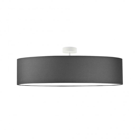 Nowoczesna lampa sufitowa GRENADA  fi - 80 cm - kolor grafitowy WYSYŁKA 24H