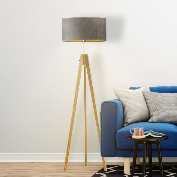 Oświetlenie podłogowe z abażurem HAITI VELUR WYSYŁKA 24H