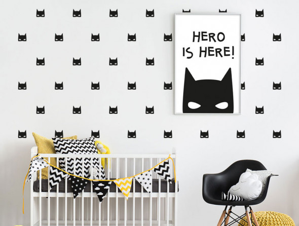 BATMANY | naklejki do pokoju dziecięcego - Pastelowelove