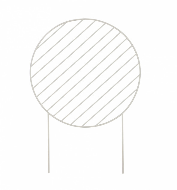 Drabinka do kwiatów Circle - ferm LIVING szary