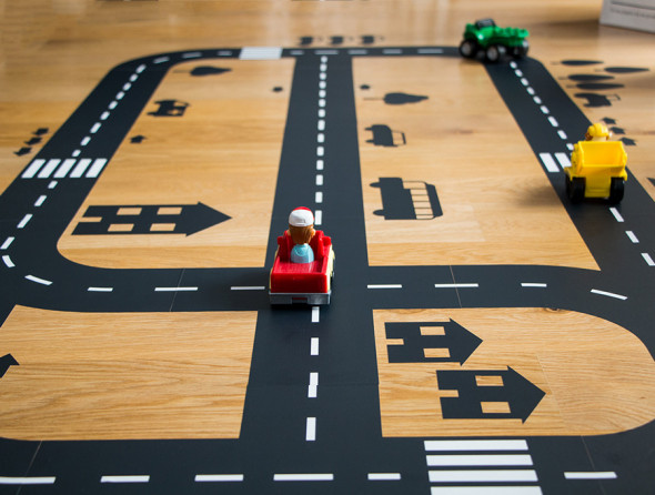 DROGA | TOR DLA AUT | naklejka na podłogę - Pastelowelove