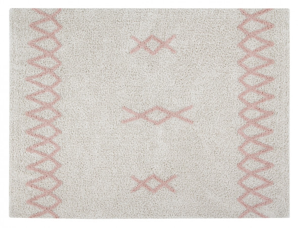 Dywan bawełniany ATLAS Natural - Lorena Canals | Vintage Nude vintage blue