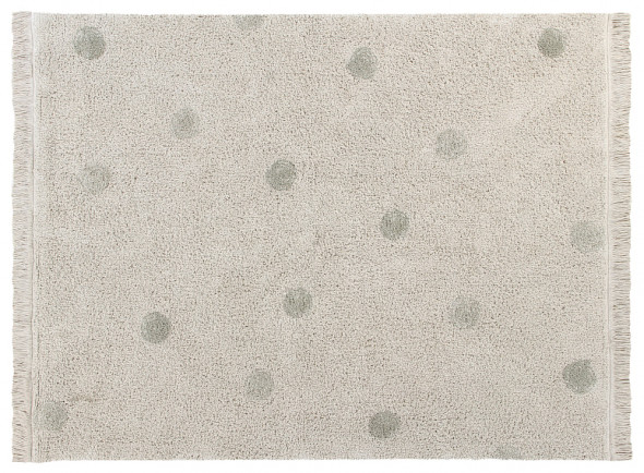 Dywan bawełniany Hippy Dots - różne kolory - Lorena Canals olive