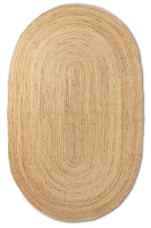 Dywan jutowy Eternal owalny  - ferm LIVING naturalny | natural, Large
