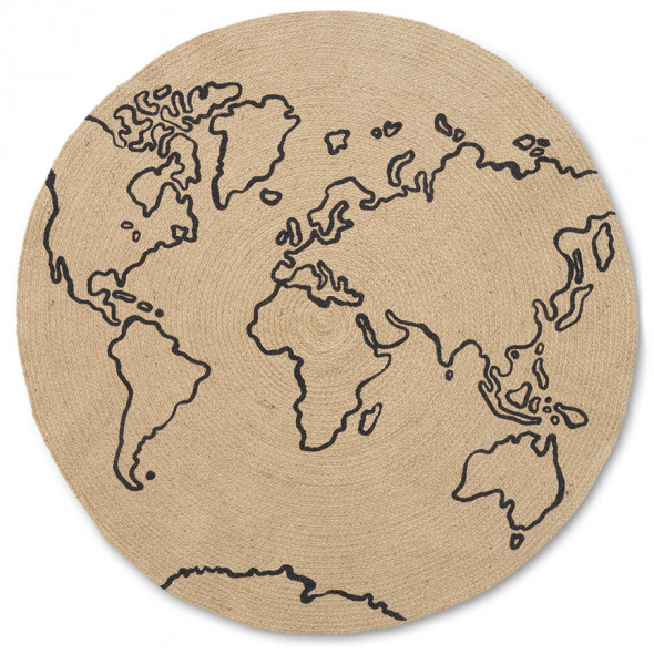 Dywan jutowy World - ferm LIVING Small
