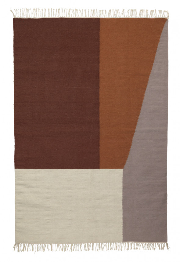 Dywan KELIM Borders - różne rozmiary - ferm LIVING 80 x 140 cm