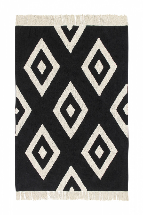 Dywan w geometryczne wzory Lozenge 80 x 230 cm