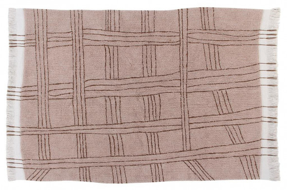 Dywan wełniany do prania Shuka Dusty Pink - Lorena Canals 200 x 300 cm