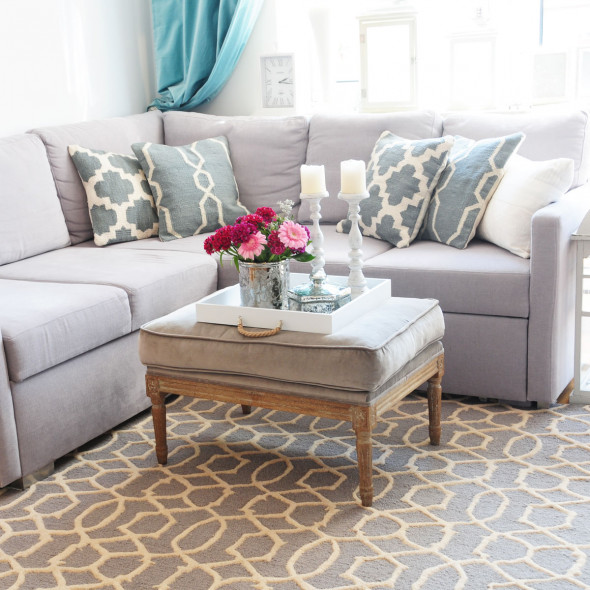 Dywan wełniany MOROCCAN PATTERN - White Oaks 230 x 300 cm