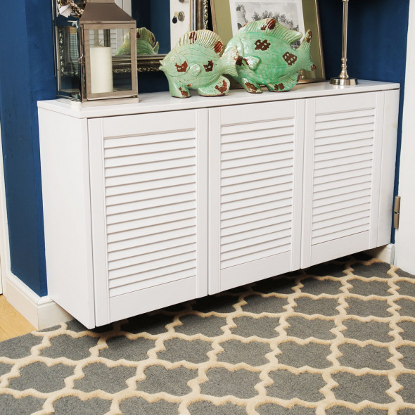 Dywan wełniany MOROCCAN TRELLIS Grey - White Oaks 250 x 350 cm